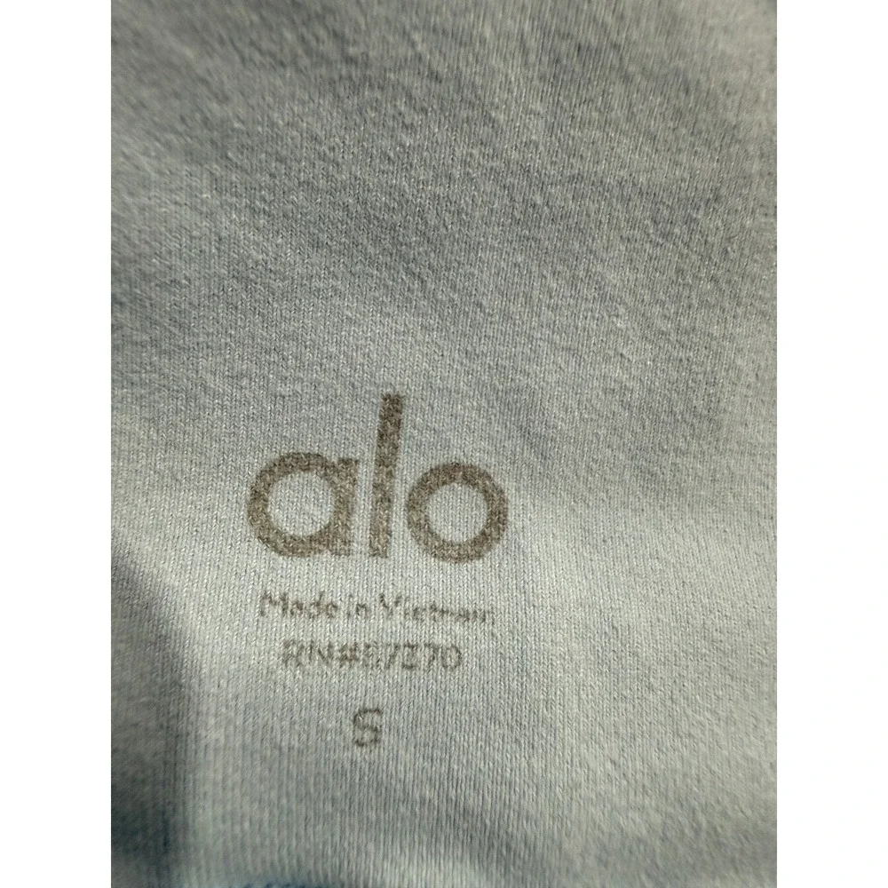 Alo Yoga High Waist Leggings Light Blue Womens Small Yoga Pants W233